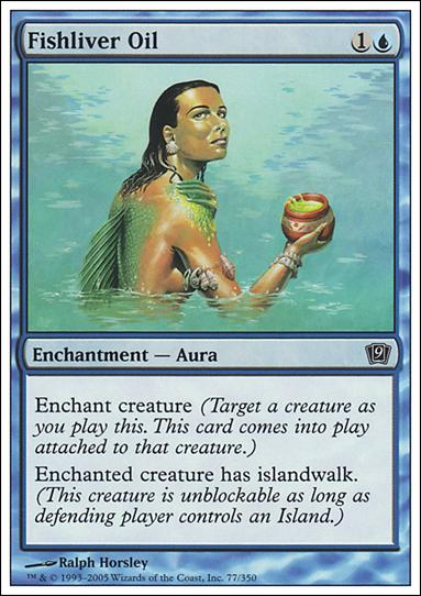 Magic the Gathering: 9th Edition (Base Set) card 77 Fishliver Oil