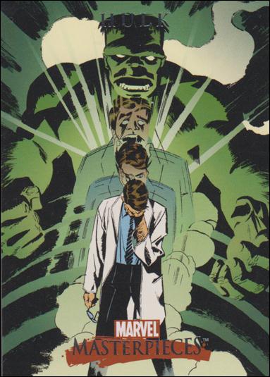 2007 Marvel Masterpieces (Preview Subset) card PT2 Hulk
