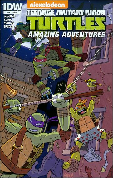 Teenage Mutant Ninja Turtles Amazing Adventures issue 3-B Chad Thomas Cover