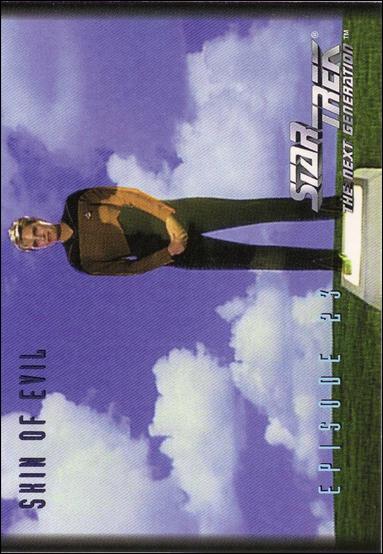 Star Trek: The Next Generation - The Episode Collection Season One (Base Set) card 78 Skin of Evil, Episode 23C
