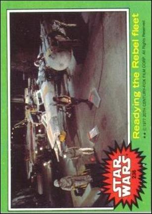 Star Wars: Series 4 (Base Set) card 236 Readying the Rebel fleet