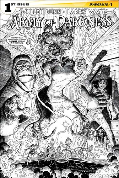 Army of Darkness (2014) issue 1-K Art Adams 1:50 Black & White Cover