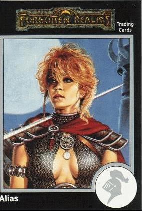 TSR 1991 Trading Cards Premier Edition Factory Set (Base Set) card 1 Forgotten Realms - Alias