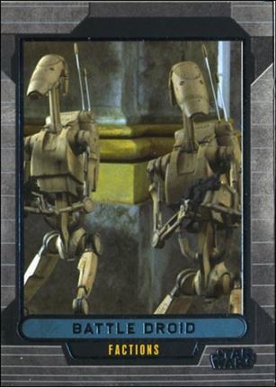 Star Wars Galactic Files (Base Set) card 316 Battle Droid