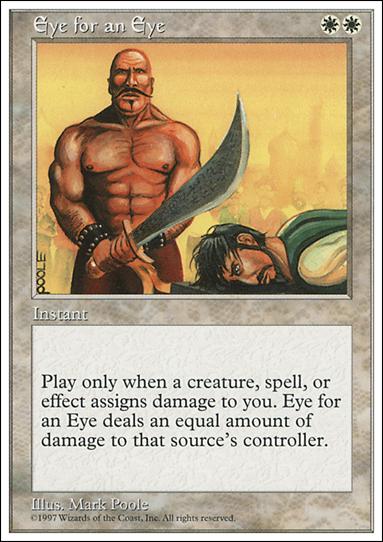 Magic the Gathering: 5th Edition (Base Set) card 30 Eye for an Eye