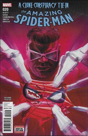 Amazing Spider-Man (2015) issue 20-C Alex Ross Second Printing Cover