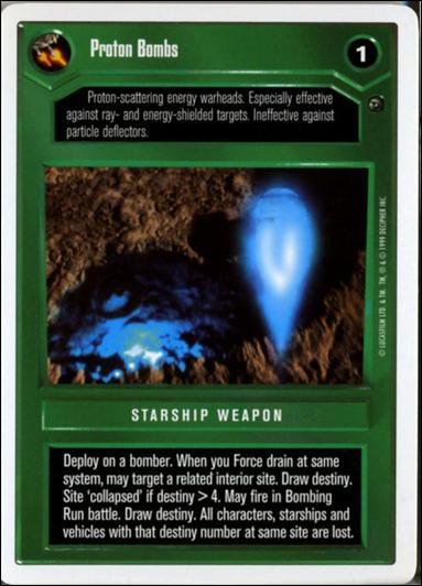 Star Wars: Dagobah Revised (Base Set) card 90 Proton Bombs