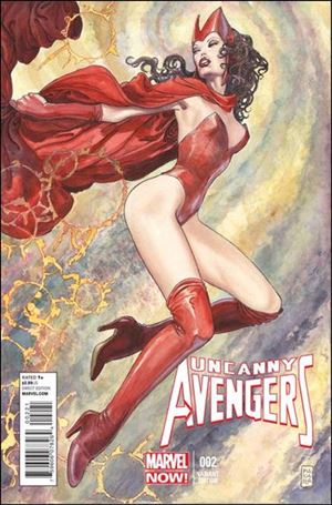 Uncanny Avengers (2012) issue 2-B Milo Manara 1:100 Cover