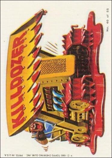 Weird Wheels (Base Set) card 40 Killdozer