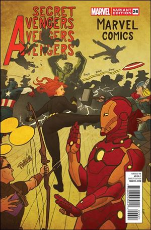 Secret Avengers (2010) issue 26-B Joe Quinones 1:25 