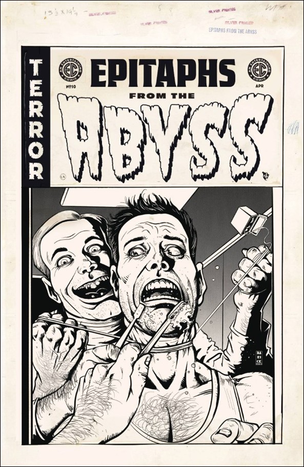 Epitaphs from the Abyss (2024) issue 10-D Darick Robertson B&W 1:20 Cover