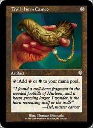 Magic the Gathering: Invasion (Base Set) card 316 Troll-horn Cameo