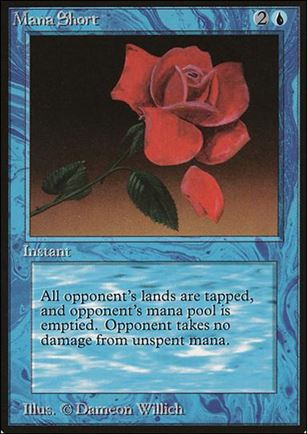 Magic the Gathering: Limited Edition Beta (Base Set) card 66 Mana Short