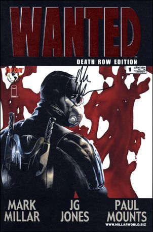 Wanted (2003) issue 1-I DF Red Foil Cover (Signed by Mark Millar) 1/xxxx