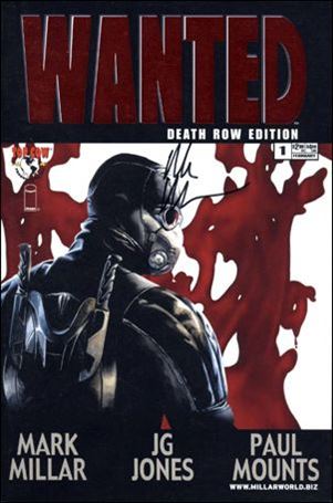 Wanted (2003) issue 1-I DF Red Foil Cover (Signed by Mark Millar) 1/xxxx