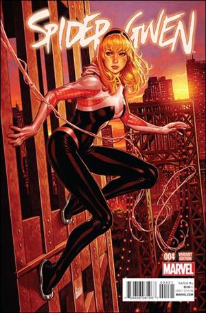 Spider-Gwen (2015/04) issue 4-B Mark Brooks New York City Cover