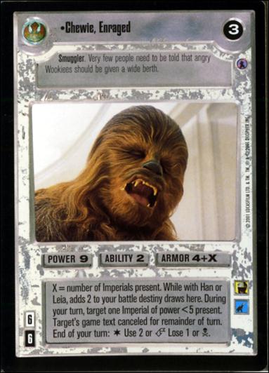 Star Wars: Reflections III (Base Set) card 117 Chewie, Enraged