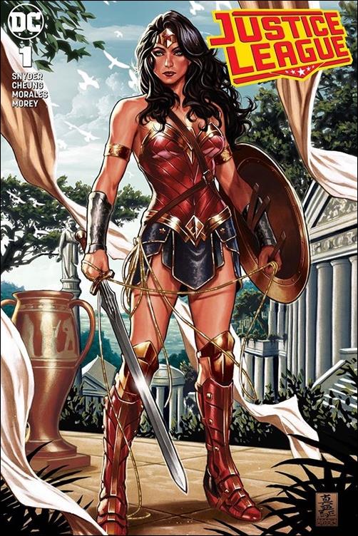Justice League (2018) issue 1-JO Mark Brooks ComicSketchArt Standard Cover 1/3000