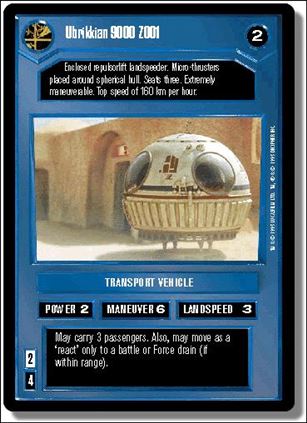 Star Wars: Premiere Limited (Base Set) card 148 Ubrikkian 9000 Z001