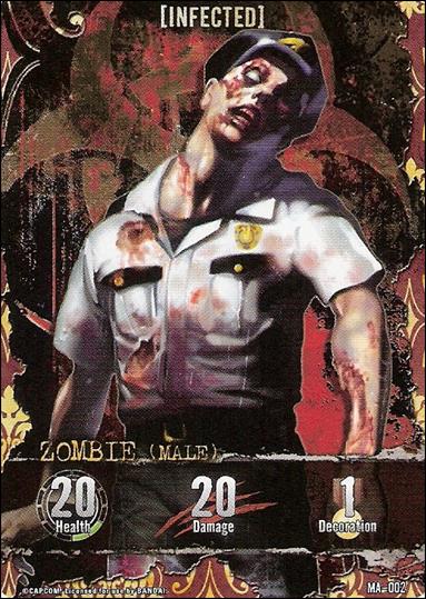 Resident Evil (Base Set) card MA-002 Zombie (Male)
