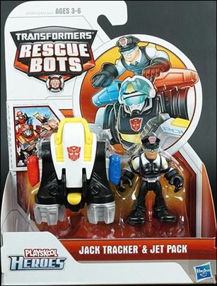 Transformers Rescue Bots figure 2-B Jack Tracker and Jet Pack