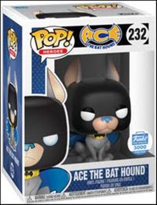 POP! Heroes figure 232 Ace the Bat Hound Funko Shop Exclusive 1/3000