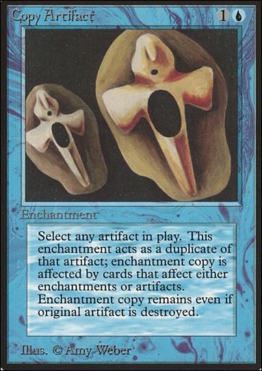 Magic the Gathering: Limited Edition Beta (Base Set) card 54 Copy Artifact
