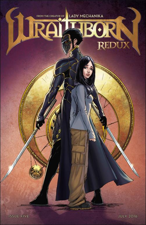 Wraithborn Redux issue 5 "Melanie and Valin Standing" Cover