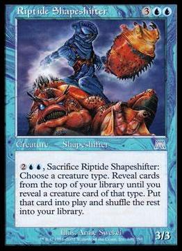 Magic the Gathering: Onslaught (Base Set) card 109 Riptide Shapeshifter