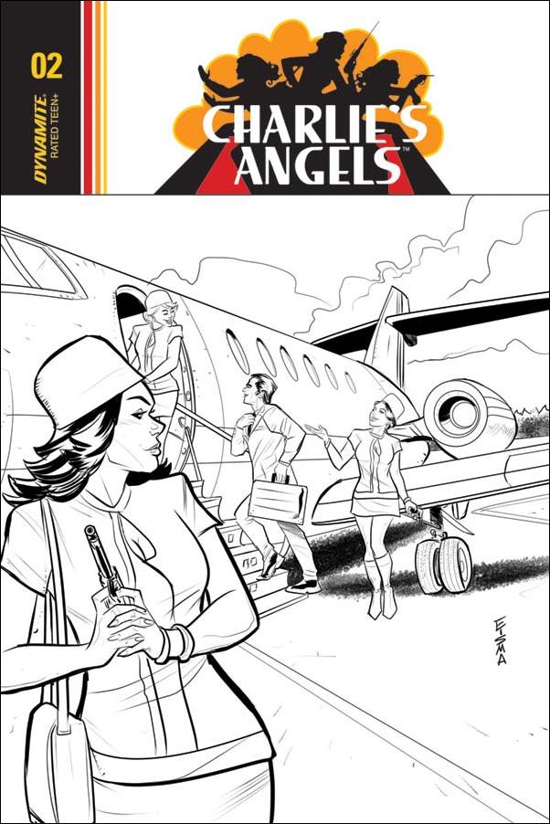 Charlie's Angels issue 2-C Joe Eisma 1:10 Black & White Cover