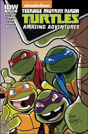 Teenage Mutant Ninja Turtles Amazing Adventures issue 5-B Dave Alvarez Subscription Cover
