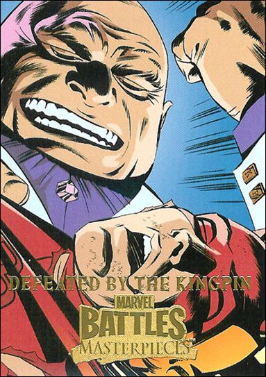 2008 Marvel Masterpieces: Series 3 (Base Set) card 54 Defeated by the Kingpin