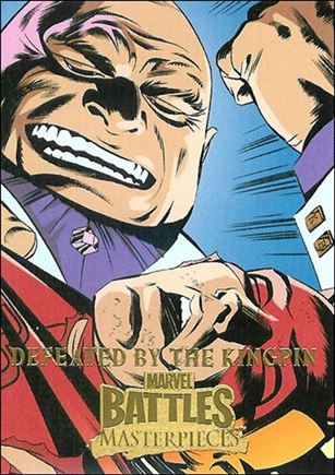 2008 Marvel Masterpieces: Series 3 (Base Set) card 54 Defeated by the Kingpin