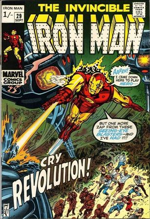 Iron Man (1968) issue 29-B UK Price Cover