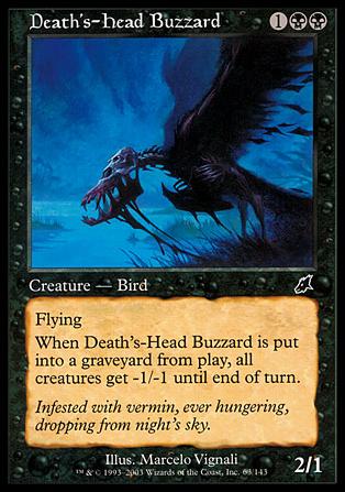 Magic the Gathering: Scourge (Base Set) card 63 Death's-Head Buzzard