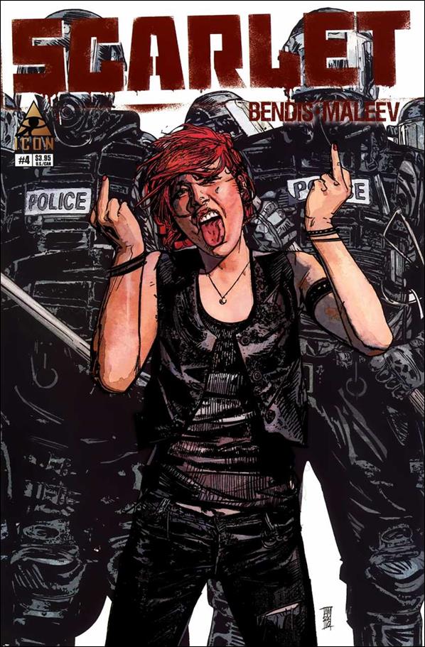 Scarlet (2010) issue 4-C Alex Maleev 1:50 Cover