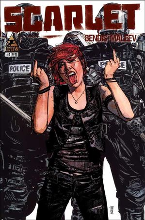 Scarlet (2010) issue 4-C Alex Maleev 1:50 Cover