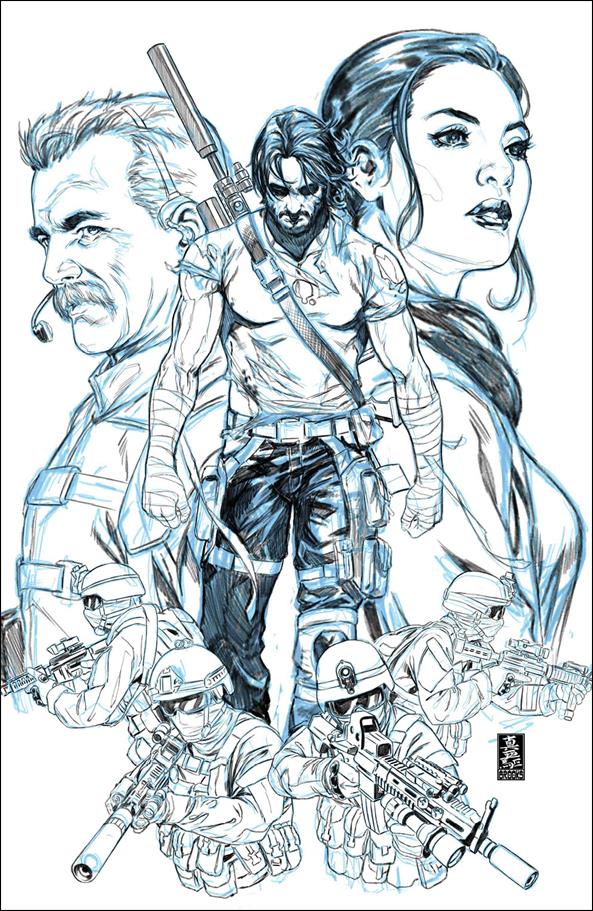BRZRKR issue 1-N Mark Brooks 1:500 Black & White Virgin Cover