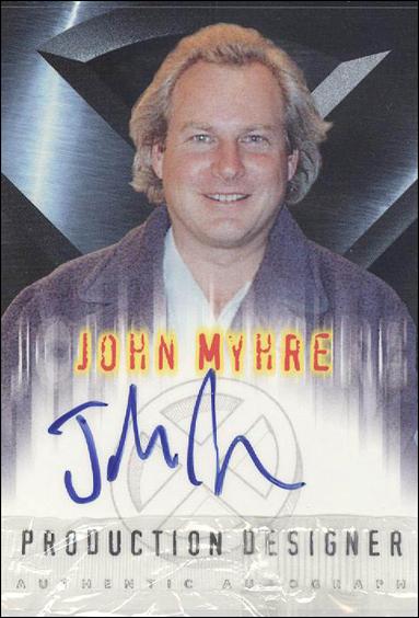 X-Men: The Movie (Autographs Subset) card nn2 John Myhre