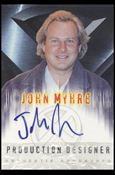 X-Men: The Movie (Autographs Subset) card nn2 John Myhre