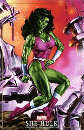 Avengers (2018/07) issue 49-D Joe Jusko Marvel Masterpieces Cover