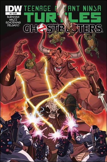 Teenage Mutant Ninja Turtles/Ghostbusters issue 4 Dan Schoening Cover