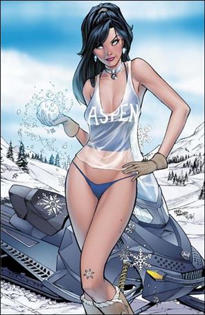 Michael Turner's Fathom (2013) issue 5-C Mike DeBalfo Virgin Christmas Cover 1/200