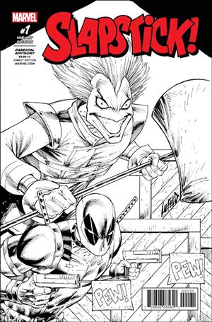 Slapstick (2017) issue 1-D Rob Liefeld Sketch Cover
