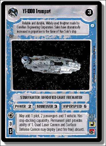 Star Wars: Endor Limited (Base Set) card 170 YT-1300 Transport