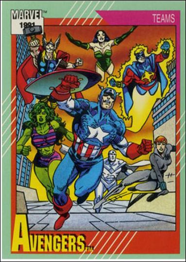 Marvel Universe: Series 2 (Base Set) card 151 Avengers