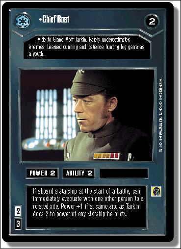 Star Wars: Premiere Limited (Base Set) card 24 Chief Bast