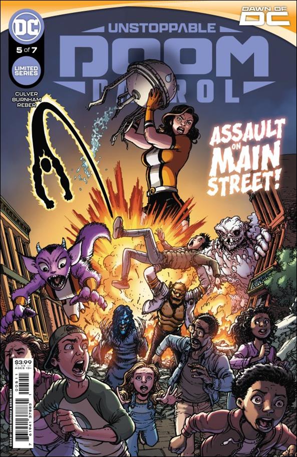 Unstoppable Doom Patrol issue 5 Chris Burnham Cover