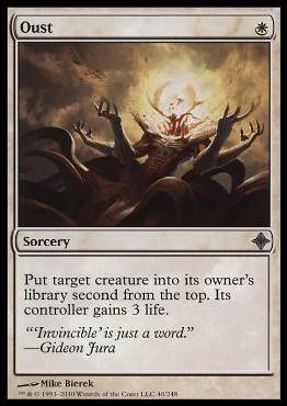 Magic the Gathering: Rise of the Eldrazi (Base Set) card 40 Oust