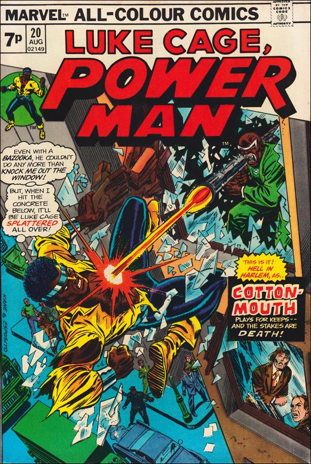 Power Man issue 20-B UK Price Cover